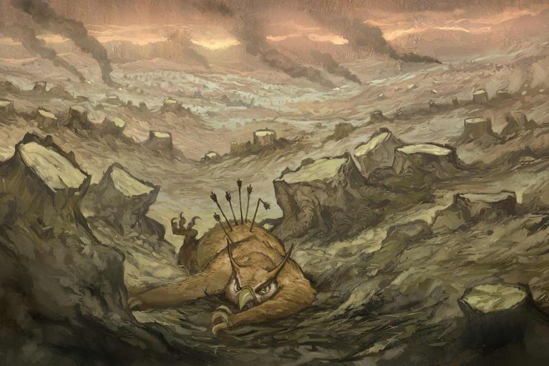 Taming the wilderness comes at a price�especially for owlbears.