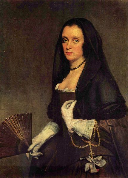 Lady with a Fan, by Diego Vel�zquez